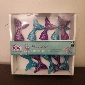 Del Mermaid Tail String Lights (Set of 10)
